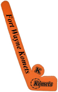 Promotional Foam Hands: 27 inch Hockey Stick and Puck Foam Wavers